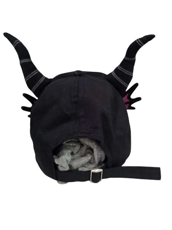Disney Maleficent Horned basecall Hat With Green Flames & Adjustable back Strap - Image 6
