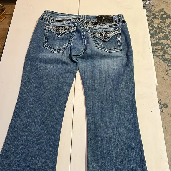 Miss me, jeans women’s boot cut size 30 hemmed - Image 14