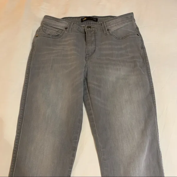 Levi’s Gray Flatters & Flaunts Skinny Leg Jeans 30 Grunge Whimsigoth Festival Em - Image 4