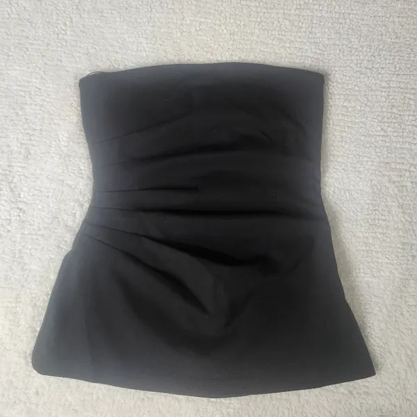NWT Anthropologie Strapless Ruched Top Size M - Image 4