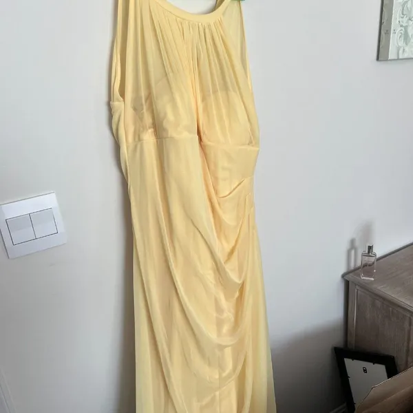 Davids Bridal‎ yellow maxi dress size 20 - Image 7