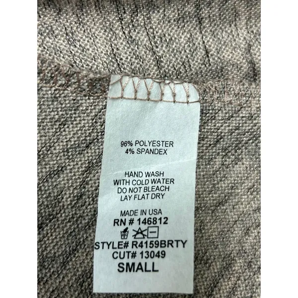 Caution to the Wind Women’s Small Hooded Cardigan Gray Open Front Duster USA NWT - Image 10
