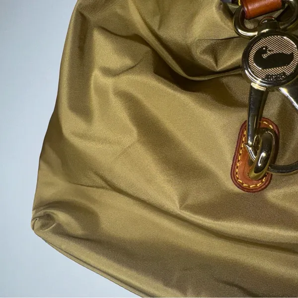 DOONEY & BOURKE Belvedere Nylon with Leather‎ Trims Hobo Shoulder Bag - Image 4