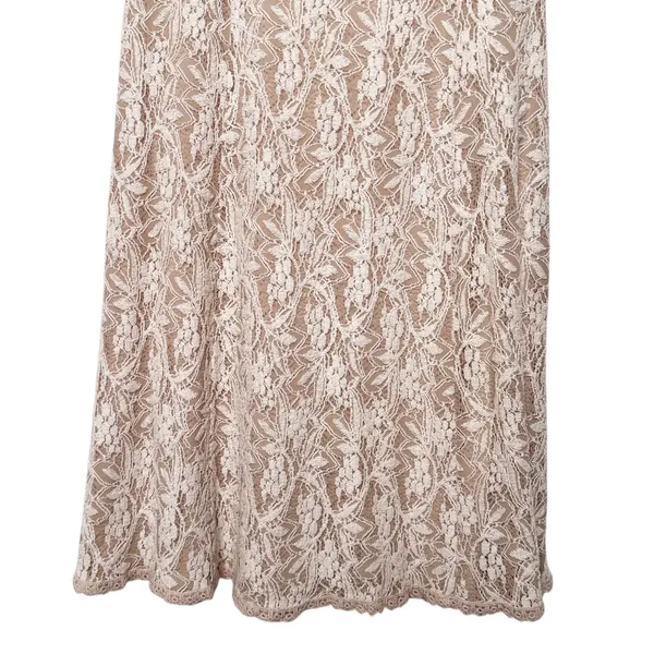 Sundance Ivory Lace Flare Dress Size S - Image 8