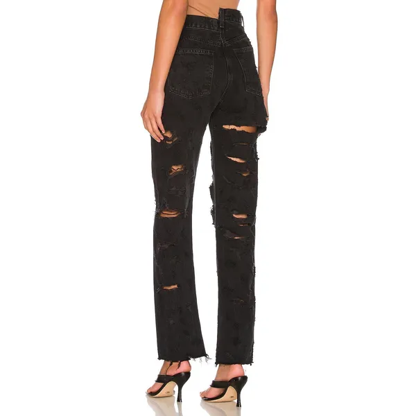 AGOLDE Criss Cross Straight Jeans in Feverish‎ Size 23 - Image 2