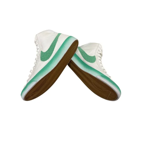 Nike Shoes Blazer Mid '77 "Chenille Swoosh White Green Fade" Sneakers Size 9 - Image 3