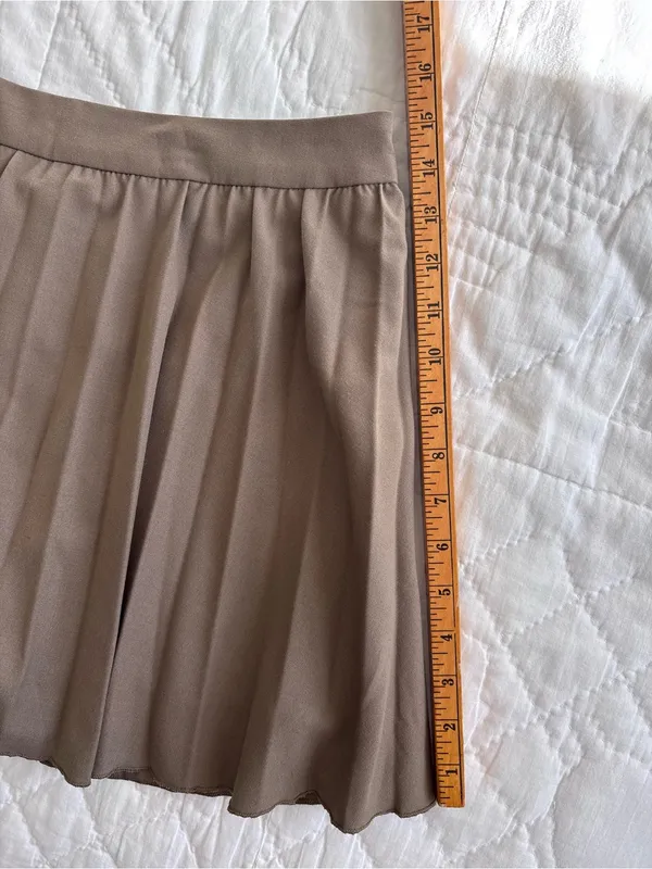 NWT Wishlist Apparel Brand Pleated A-Line Mini Skirt - size M - Image 6