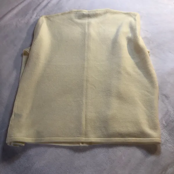 Carolyn Taylor Button Front Cardigan Sweater Cream Size Medium - Image 10