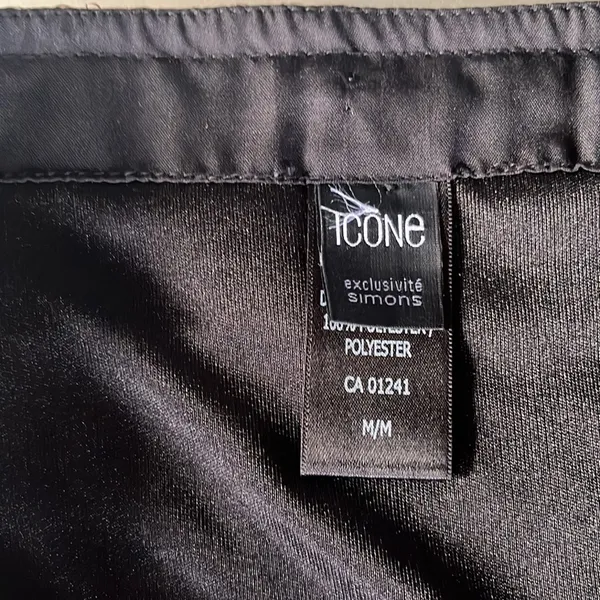Party mini skirt in gold and black. Medium. Fun - Image 3