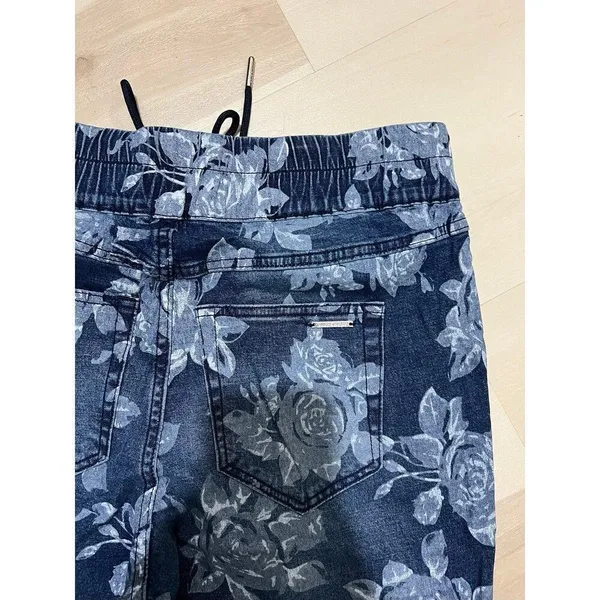 Juicy Couture NWT Women Size 31 Laguna Floral Print Jeggings Jeans Retro Y2K - Image 10