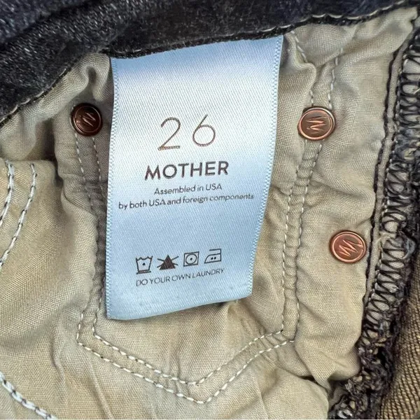 Mother‎ Jeans The Looker Jaded and Torn Distressed Skinny Blue Denim Mid Rise - Image 6