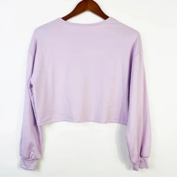 YMI‎ COLLECTIONS Purple Fleece Loungewear Top - Image 4