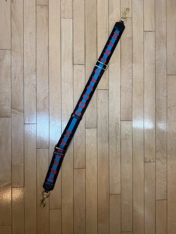 Authentic Marc Jacobs Shoulder Strap for Bags Purses Crossbody Black and Blue - Image 2