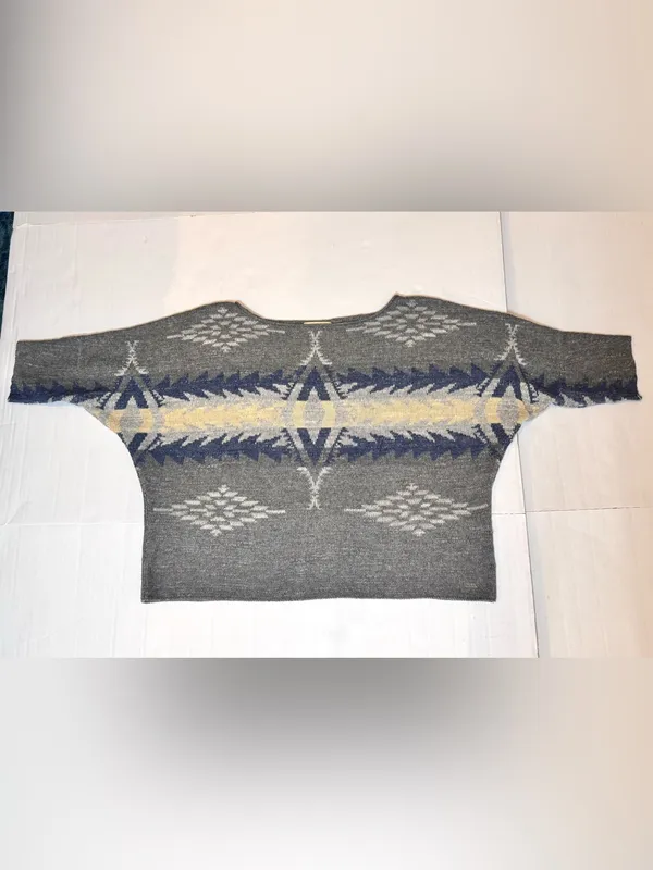 Denim & Supply Ralph Lauren Sweater S Southwestern Aztec Dolman Cotton Oversized - Image 7