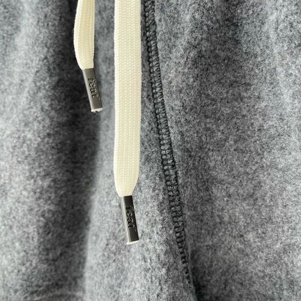 FEAT BlanketBlend Fleece Shorts Womens S Gray High Rise Lounge Sweatshorts NWT - Image 9