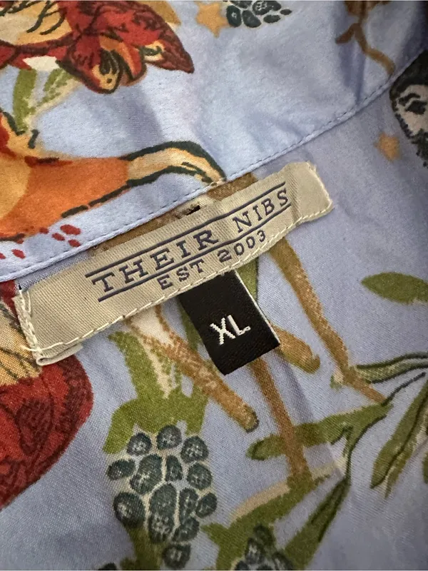 Their Nibs Woodland Animal Print Satin Pajama Set - Image 4