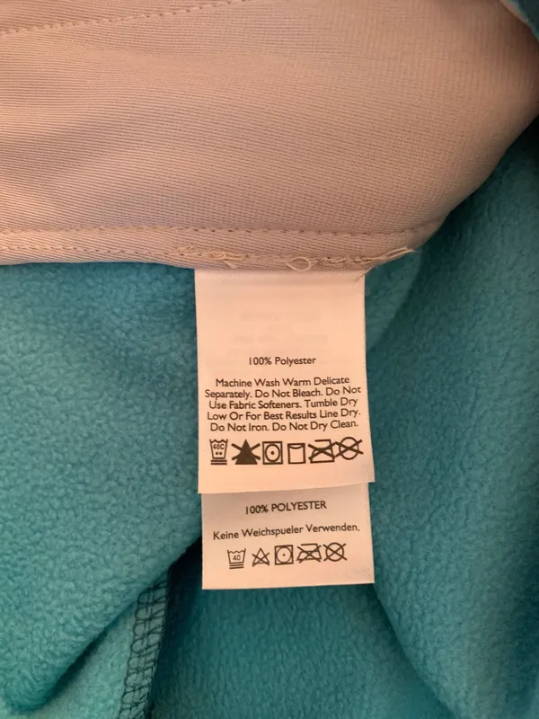 Eddie Bauer Teal Turquoise Vest Size Small Like New - Image 4