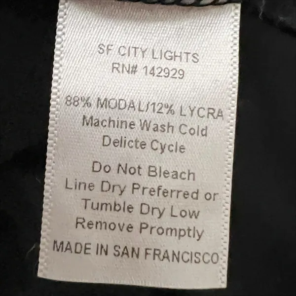 San Francisco City Lights Gypsy Lace Cami Tank Top Black Size XS NEW - Image 6