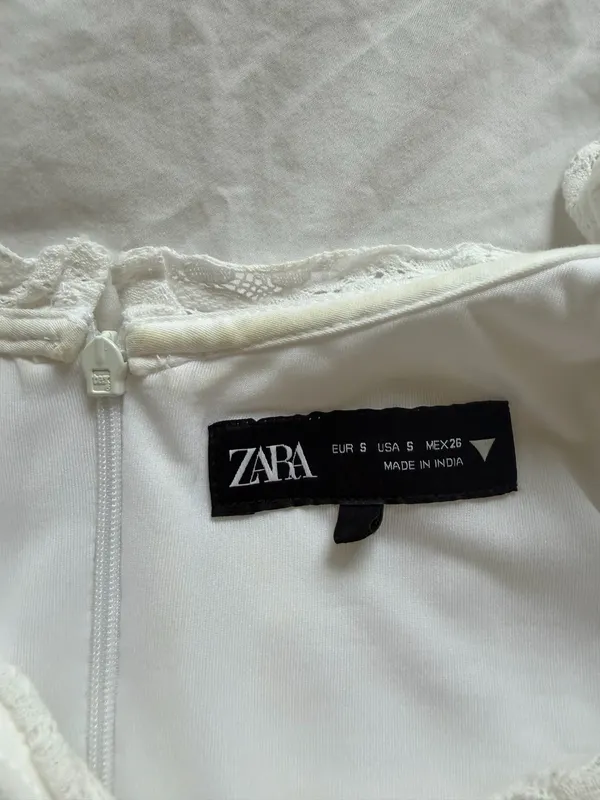 Zara white mini dress - Image 3