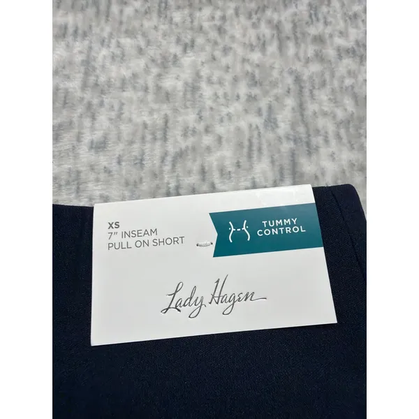 Lady Hagen Womens 7 Inch Tummy Control‎ Golf Shorts Dark Navy WGH14401 XS NEW - Image 6