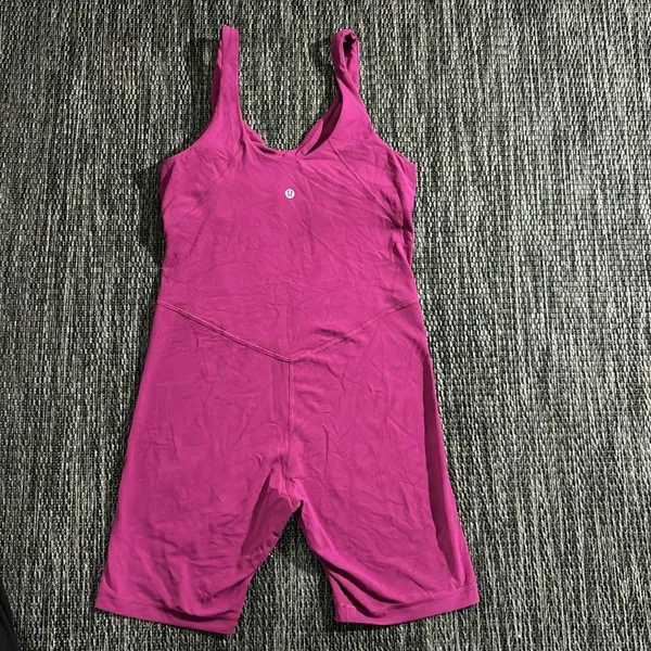 Lululemon Align Romper 8" Nulu Lightweight Buttery Soft Magenta Purple Size 10 - Image 2