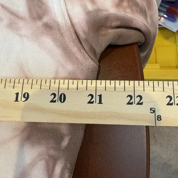 Lululemon All Yours Hoodie Womens 8 Earth‎ Dye Pink Brown Tie Dye Sweatshirt - Image 6