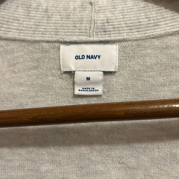 Old Navy Light Gray Open Front Cardigan  - size medium - Image 2