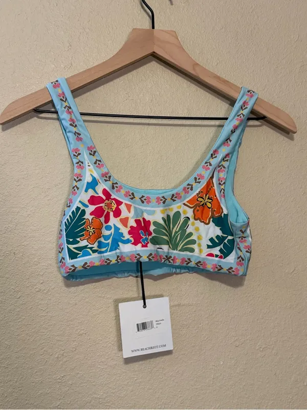 Beach Riot Francis Top Tropical Sands top Size Small NWT - Image 3