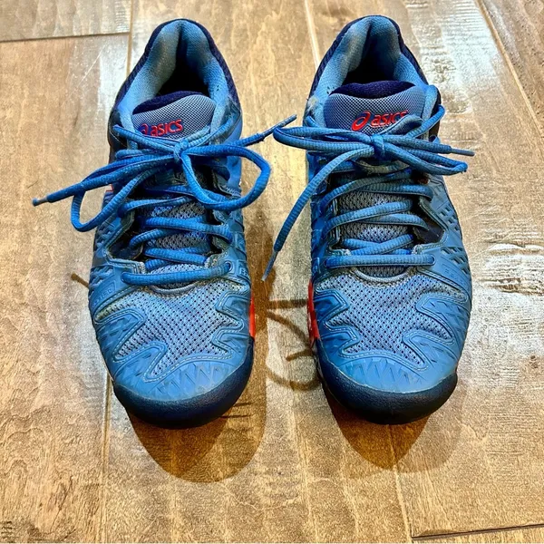 ASICS Women’s Gel Resolution Tennis Shoe Blue Size 7 - Image 2