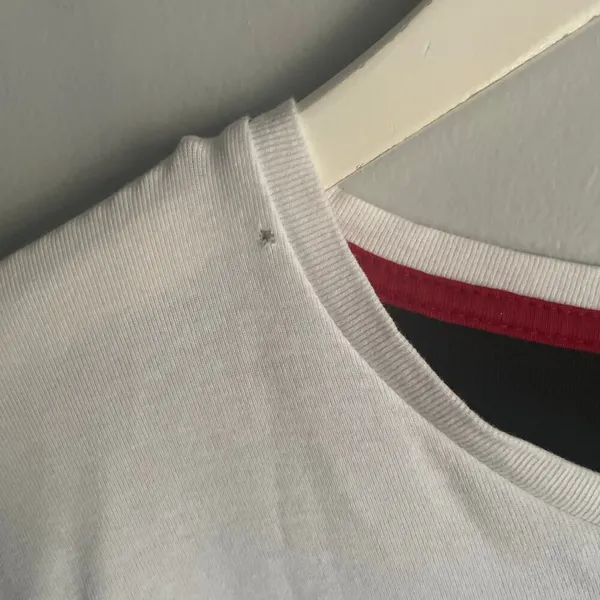 Lauren‎ Ralph Lauren Vintage Y2K Colorblock Shirt Long Sleeve Black White Small - Image 4