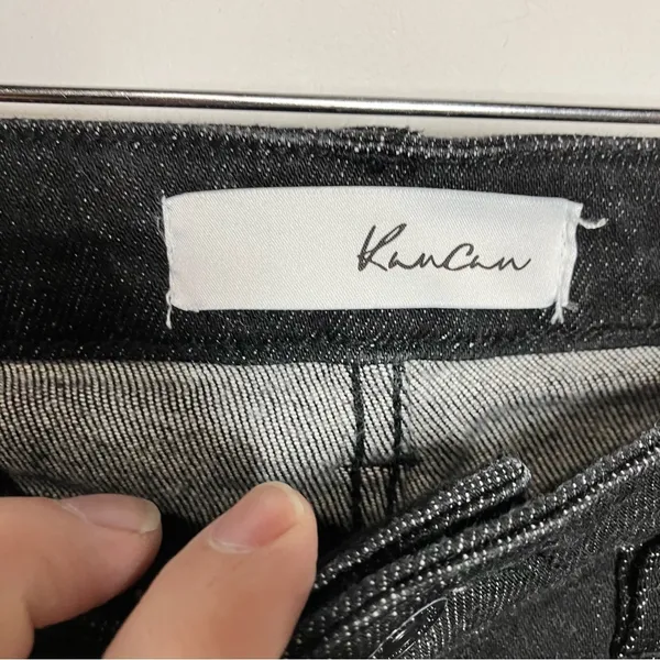 KanCan USA black high rise skinny jeans size 7/27 - Image 3