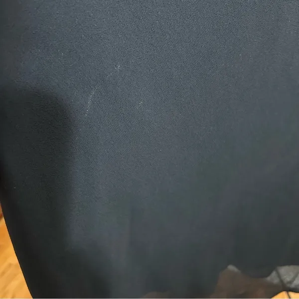 Vintage Cachet Strappy‎ Black Web Back Formal Maxi Dress 12 - Image 6