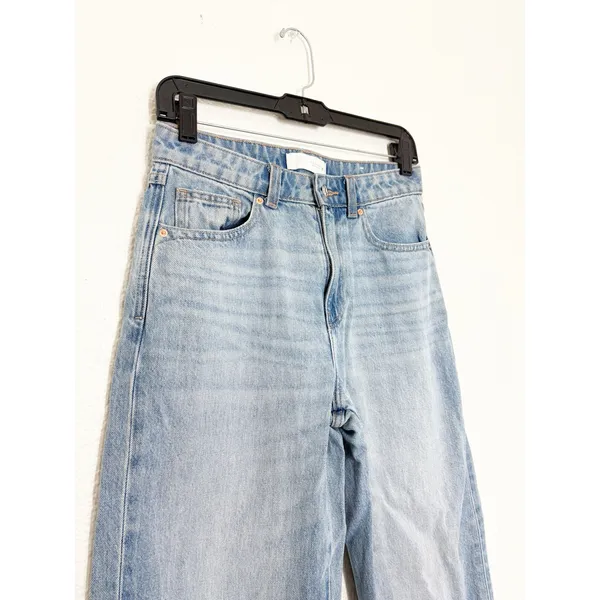 Zara Jean Z.03 Regular Fit High-Waist Long Length Size 4 Light Wash 8228/224/427 - Image 8