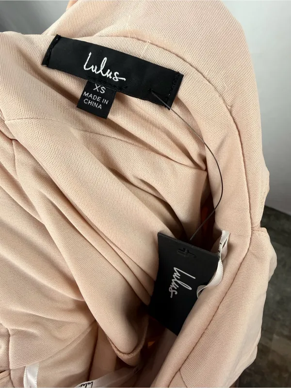 NWT Lulus Heavenly Hues Blush Maxi Dress Size Extra Small‎ - Image 9