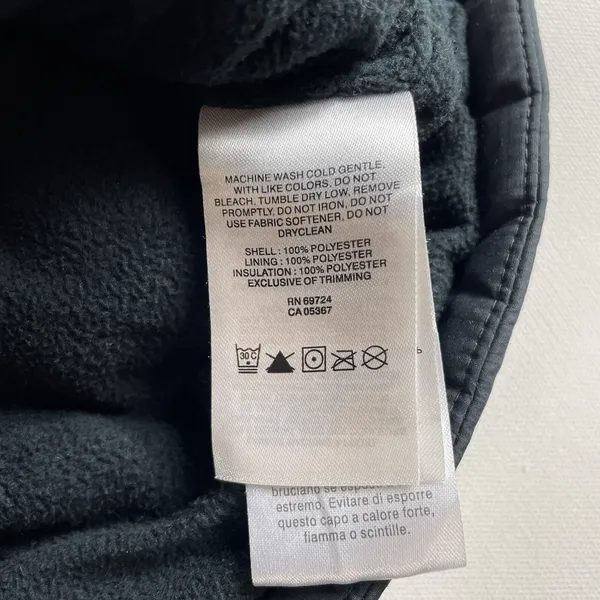 Columbia Vest Womens XS Black Quilted Puffer Full Zip Snaps Fleece Lined Pockets - Image 7