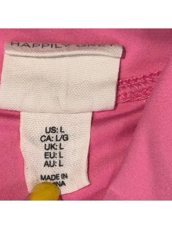 Happily Grey Large Criss Cross Shorts Pink - Image 6