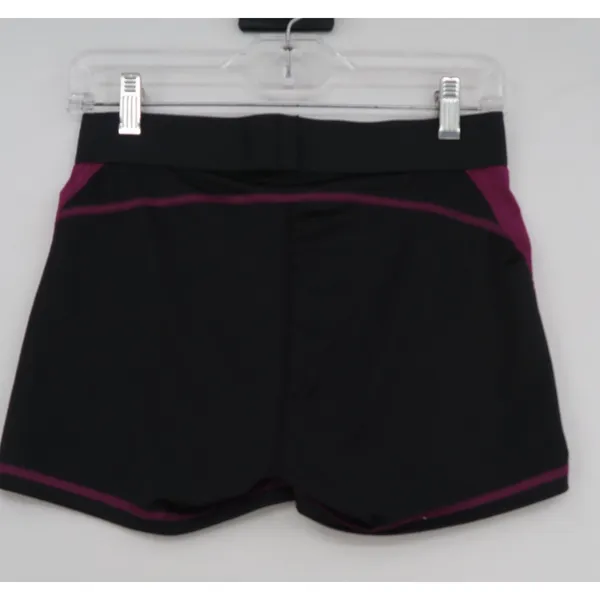 Victoria Sport Womens Purple Black Colorblock Athletic Gym Shorts‎ Size M - Image 2