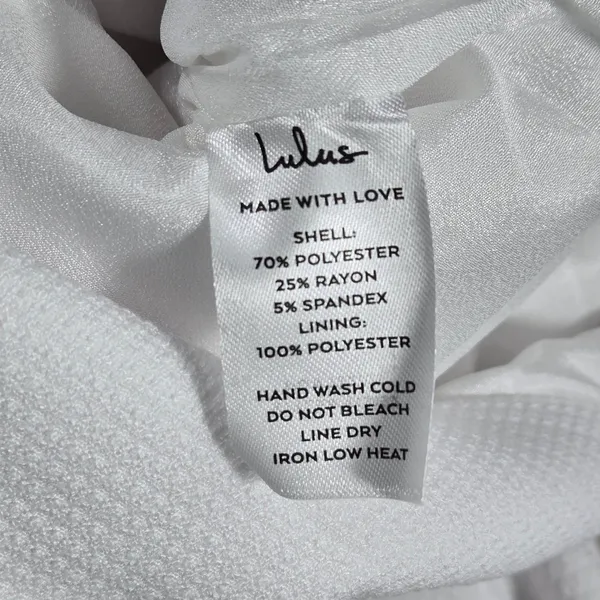 Lulus Where You Are White Strapless Romper Skort Y13152 Small NWT - Image 7
