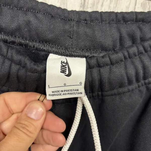 Womens Size L Nike Black Sweatpants Zipper Pocket CW5565 NWT - Image 6