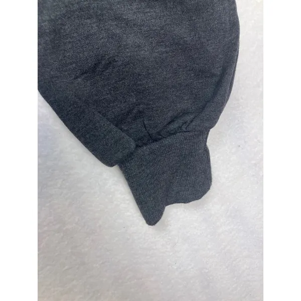 Lou‎ & Grey Signaturesoft Plush Charcoal Quarter Zip Pullover Sweatshirt XS - Image 4