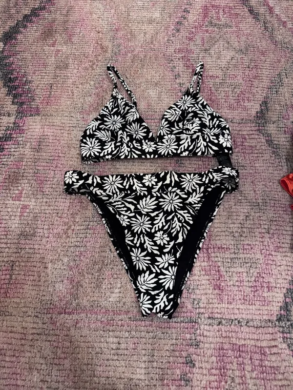 Topshop black and white bikini - Image 4