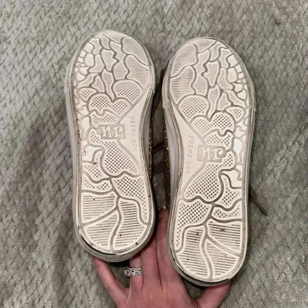 2/$20 Not Rated Women's ILLANA Fashion Sneaker Gold Star Glitter - Image 8