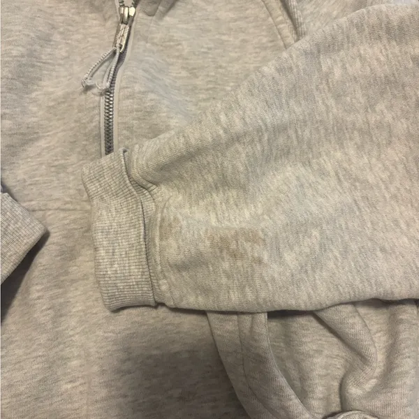 lululemon athletica Gray scuba half zip - Image 3