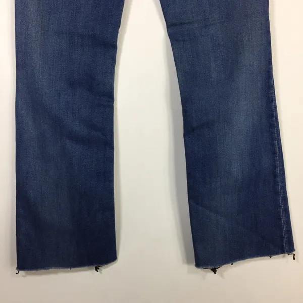 7 for all Mankind Bootcut Raw Hem Jeans Size 26 - Image 9