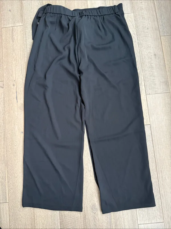Halara High Waisted Tie Side Wide Leg Work Pants - Image 6