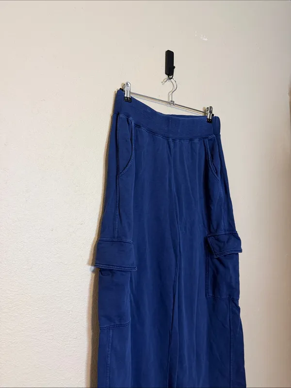 AMO French Terry Cargo Wide leg‎ sweatpants Size Medium - Image 3