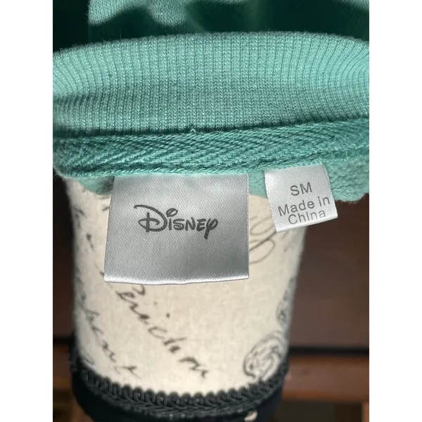 Disney‎ Winnie the Pooh Graphic Crewneck Sweatshirt Sage Green Small - Image 3