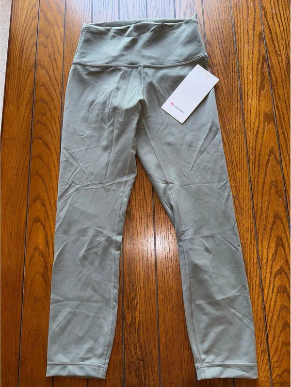 Lululemon Wunder Train High Rise 23” Grey Sage Size 6 NWT - Image 3