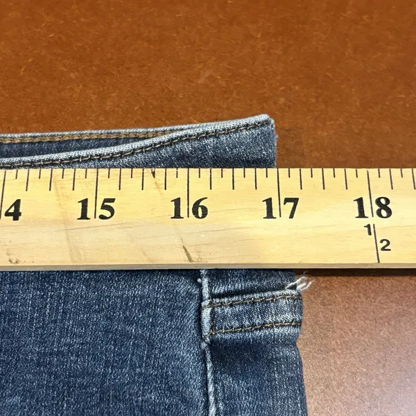 Pistola High‎ Rise Jean Medium Wash Stretch Skinny 32 Ladies Casual Cropped - Image 7