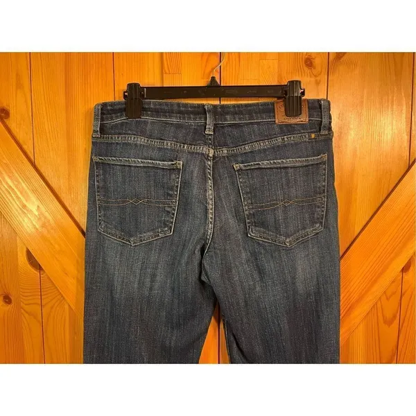 Lucky Brand Jeans Sz 10/30 Sweet Boot Cut Denim Blue Jeans Stretch Dark Wash (19 - Image 6